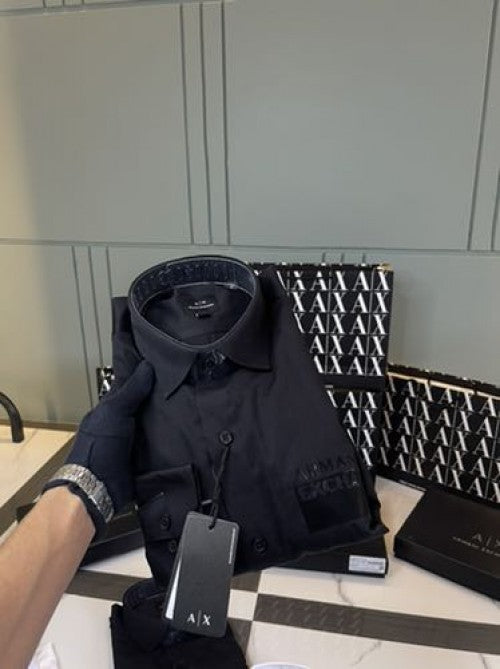 Armani exchange premium pogo shirt with box and carry bag