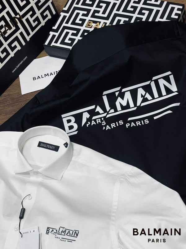 Balmain Paris Back Print Shirt With Premium Box Packing