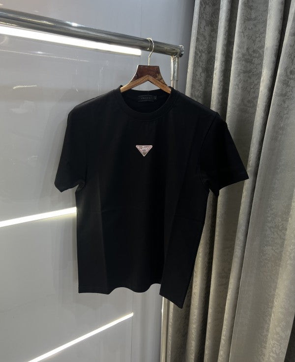 Prada Water Logo Imported Oversized T-Shirt