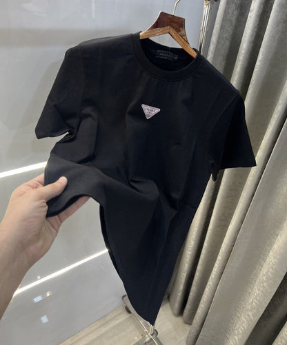 Prada Water Logo Imported Oversized T-Shirt