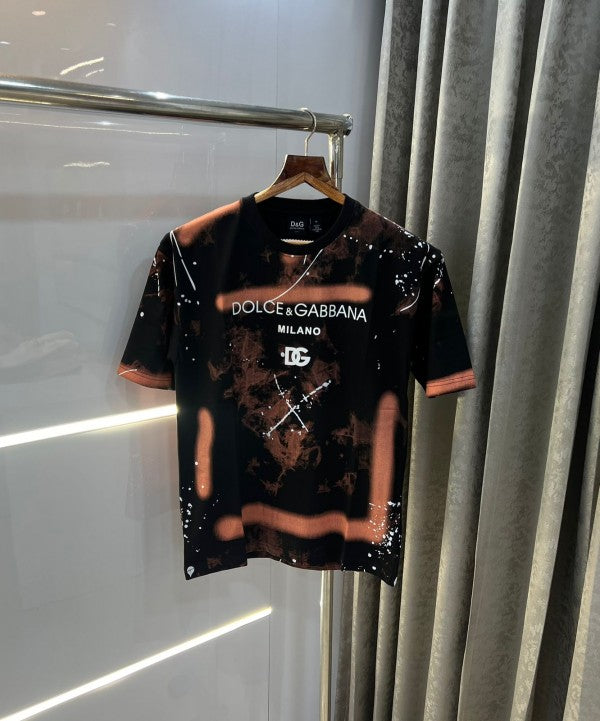 D&G All Over Printed Imported Oversized T-Shirt