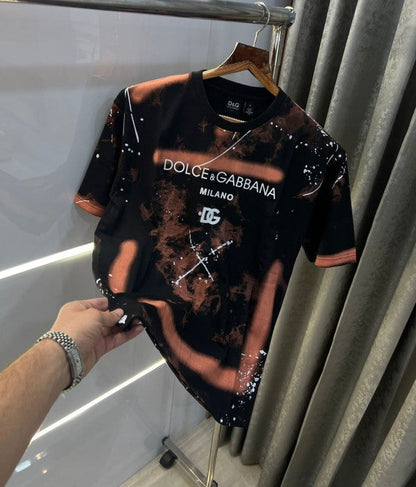 D&G All Over Printed Imported Oversized T-Shirt