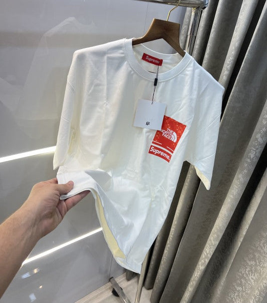 Supreme Logo Print Imported Oversized T-Shirt