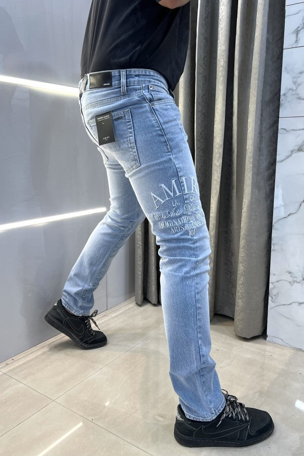 Amiri Embroidery Work Imported Hyperflex Denim Jeans