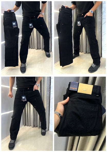 Louis Vuitton Embossed Monogram Imported Premium denim