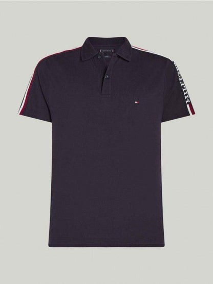 Tommy Hilfiger Logo Print Premium Polo T-Shirt