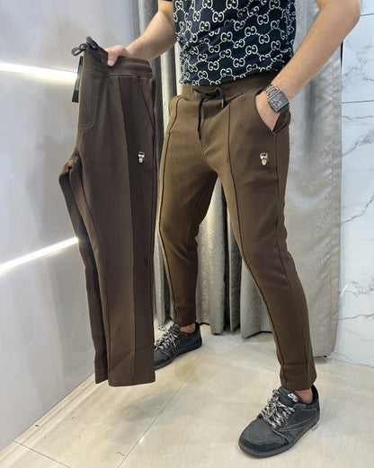 Karl Lagerfeld Steel Logo Imported Premium Trackpant