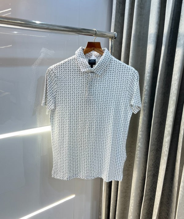 Armani Exchange  All Over Printed Premium Polo T-Shirt