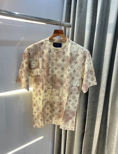 Louis vuitton  Monogram Print Imported Oversized T-Shirt