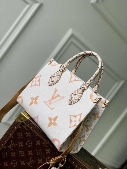 Louis Vuitton LV On The Go Pochette With OG Double Box & Dust Bag Coin Pouch