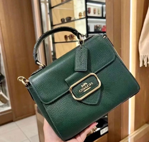 Coach Morgan Top Handle Signature Bag