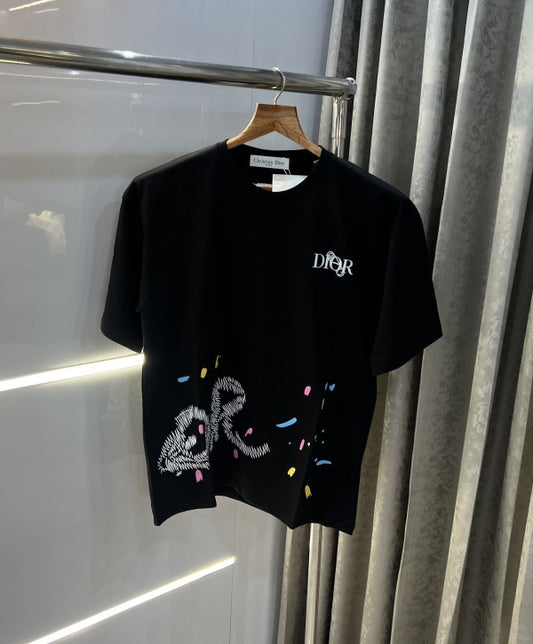 Christian Dior Printed Imported Oversized T-Shirt