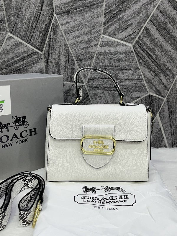 Coach Morgan Top Handle Signature Bag