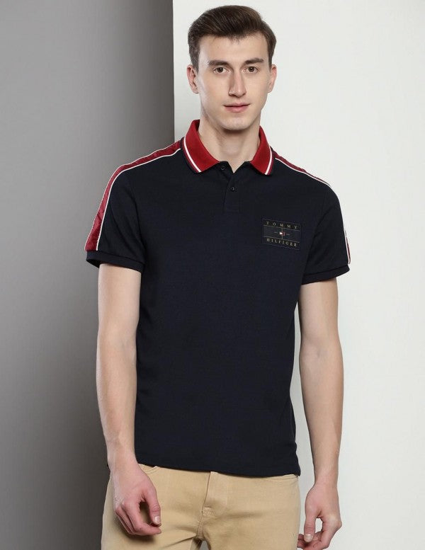 Tommy Hilfiger  Embroidery Logo Premium Classic Polo T-Shirt