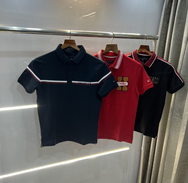 Tommy Hilfiger  Embroidery Logo Premium Classic Polo T-Shirt