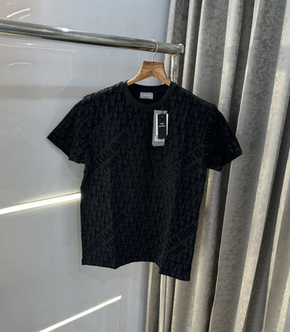 Christian Dior All Over Embossed Monogram Print Imported T-Shirt