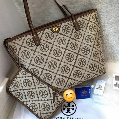 Tory Burch Monogram Tote Bag