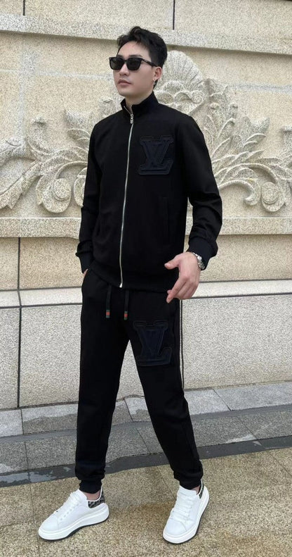 Louis Vuitton  Embroidery Work Imported Premium Tracksuit