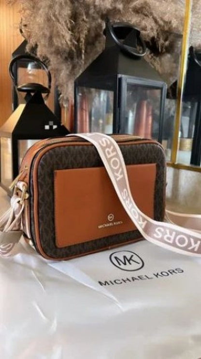 Michael Kors Logo Print Maeve Crossbody Bag