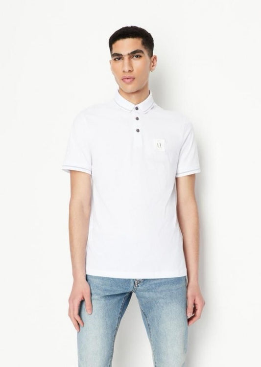 Armani Exchange Embroidery Logo Premium Polo T-Shirt