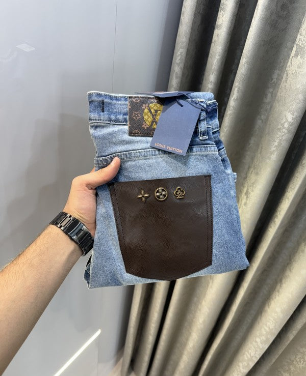 Louis Vuitton Pocket Patch Imported Hyperflex Denim