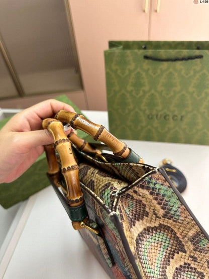 Gucci GG Diana Python Premium Tote Bag