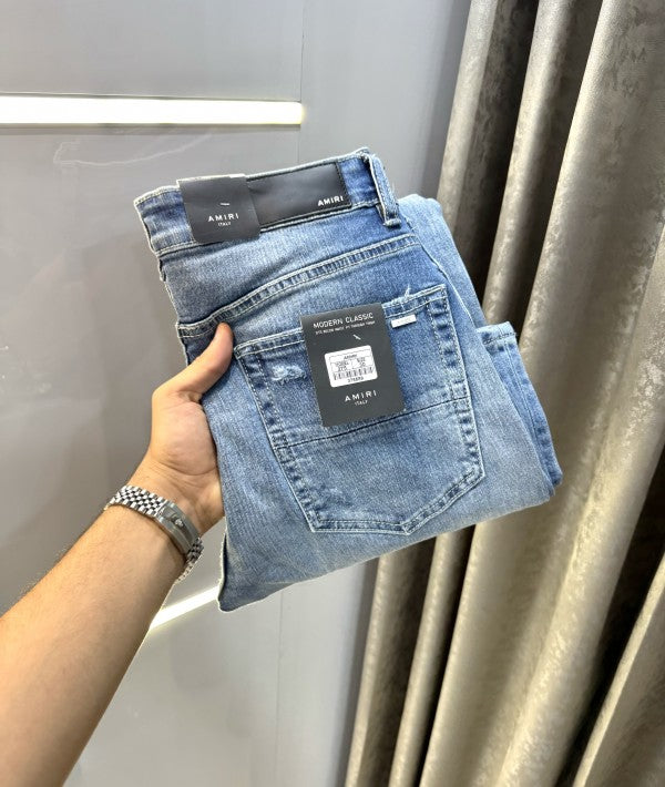 Amiri Embroidery Work Imported Hyperflex Denim