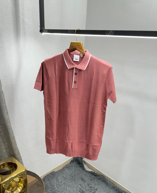 Burberry Knitted Premium Polo T-Shirt