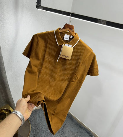 Burberry Knitted Premium Polo T-Shirt