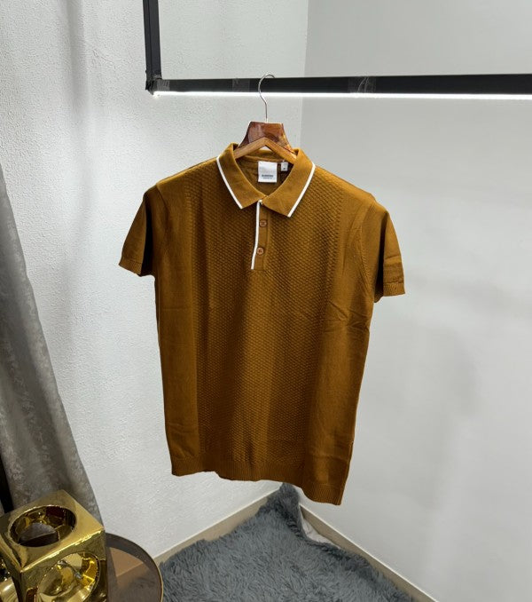 Burberry Knitted Premium Polo T-Shirt