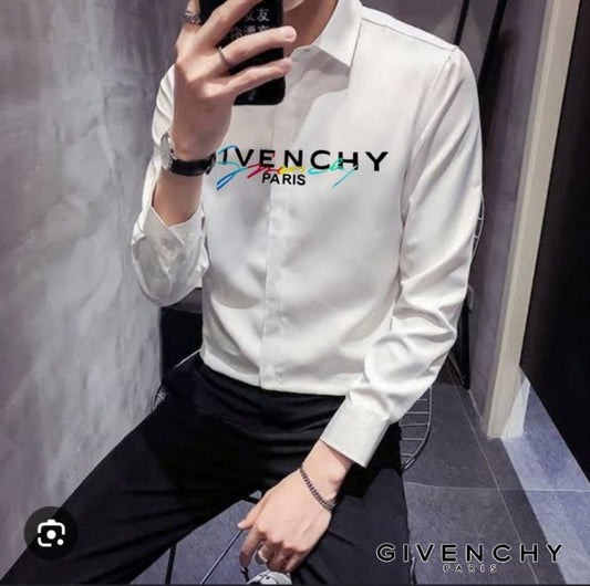 Givenchy Paris Embroidery Work Shirt