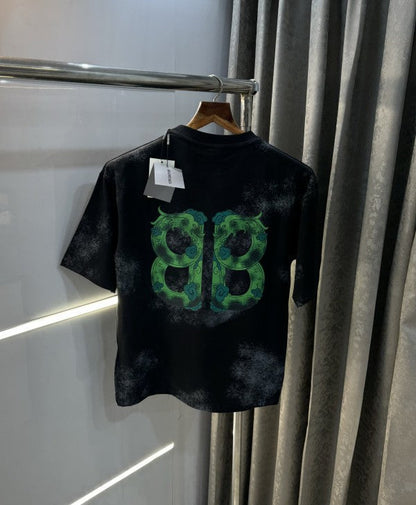 Balenciaga Back Print Designer Imported Oversized T-Shirt