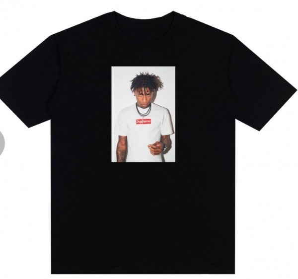 Supreme Logo Print Imported Oversized T-Shirt