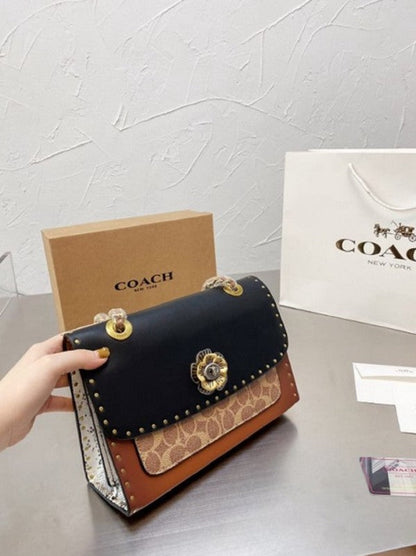 Coach Parker Studded Bag & Dust Bag