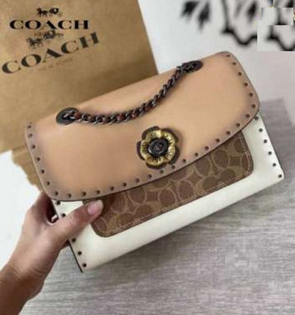 Coach Parker Studded Bag & Dust Bag