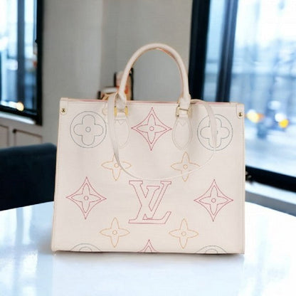 Louis Vuitton LV On The Go Monogram Leather Tote Bag