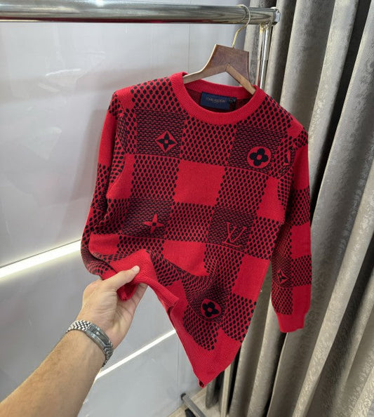 Louis Vuitton Monogram Knitted Premium Pull Over