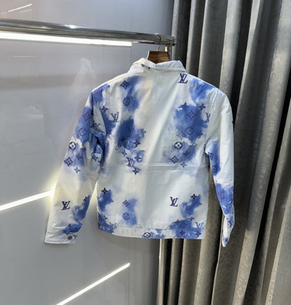 Louis Vuitton Printed Imported Luxury Bomber Jacket