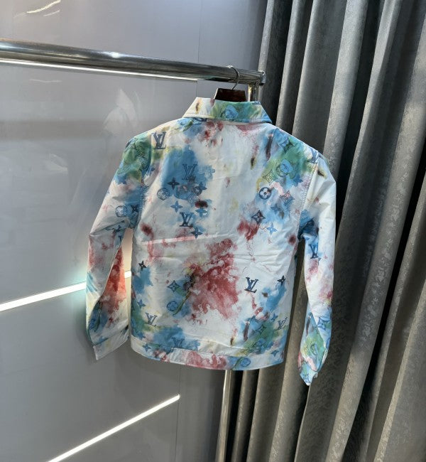 Louis Vuitton Printed Imported Luxury Bomber Jacket