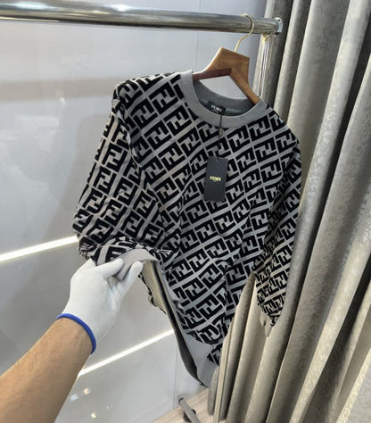 Fendi Monogram Print Imported Sweatshirt