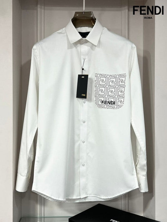 Fendi Pocket Logo Shirt With Premium Box Packing