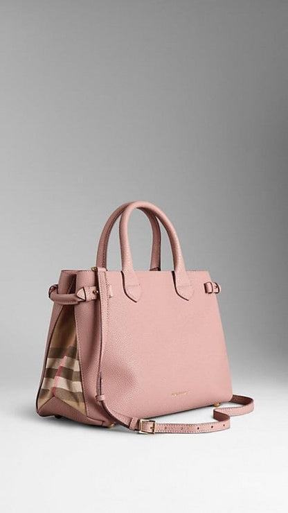 Burberry Medium Banner Handbag With Dust Bag