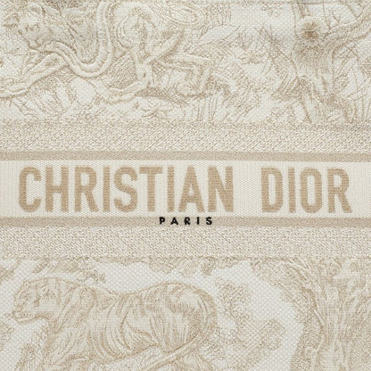 Tiger Dior Book Tote Oblique Embroidery With OG Box Dust Bag & Scarf