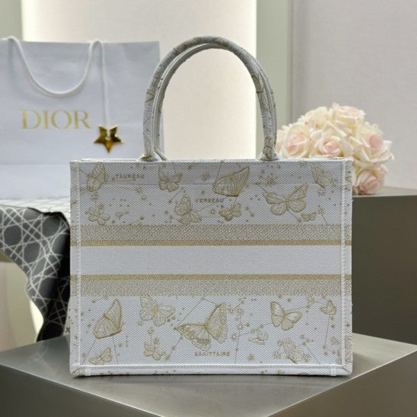 Dior Book Tote Oblique With OG Box & Dust Bag & Scarf