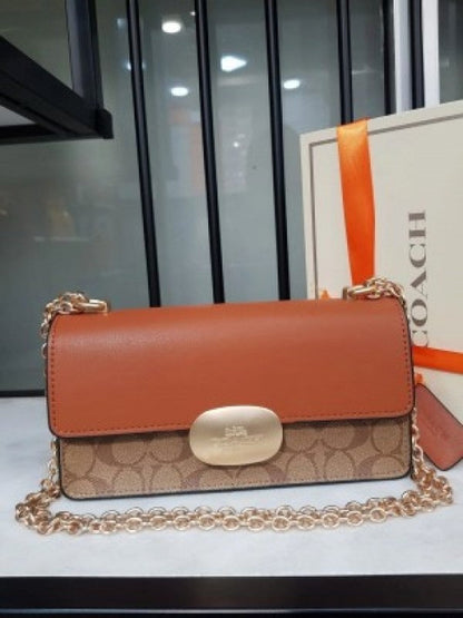 Coach Eliza Premium Crossbody Sling Bag With OG Magnetic