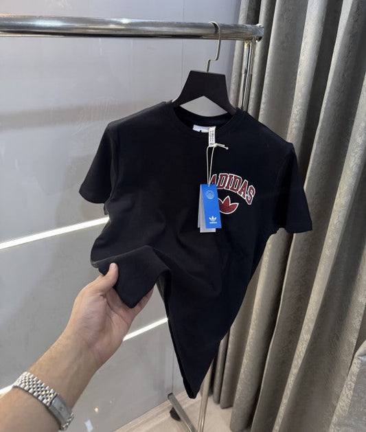 Adidas Black Back Print Premium T-Shirt
