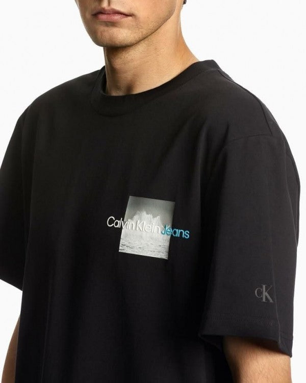 Calvin Klein Black Back Logo Print T-Shirt