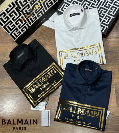 Balmain Paris Logo Print With Premium Box Packing And Carry Bag