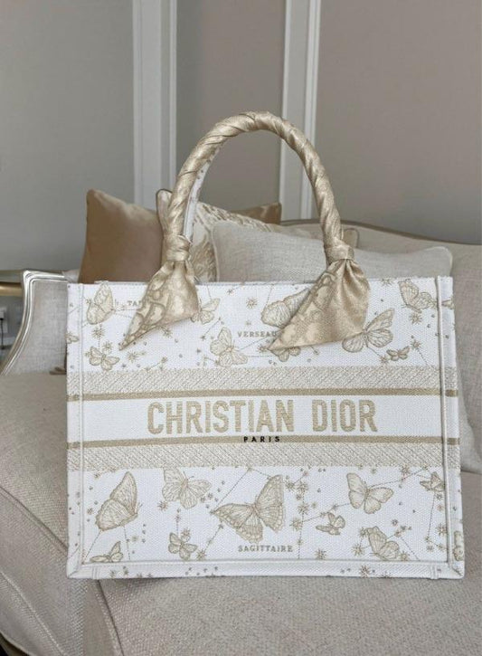 Dior Book Mini Tote Premium Oblique With OG Box & Dust Bag & Scarf