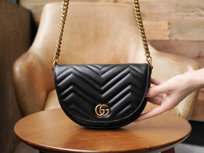 Gucci GG Marmont Moon Premium Shoulder Bag With OG Box
